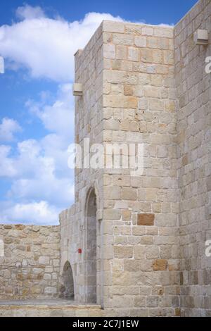 Ansicht eines Teils der Festung Koules in Heraklion Kreta, Griechenland Stockfoto