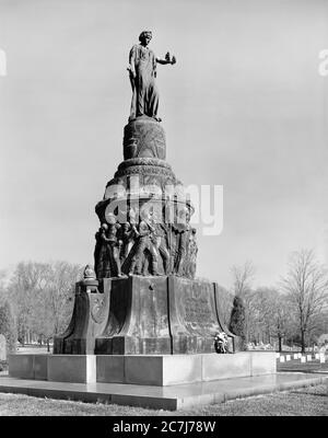 Denkmal für die Toten der Konföderierten, Nationalfriedhof Arlington, Arlington, Virginia, USA, Foto von Theodor Horydczak Stockfoto