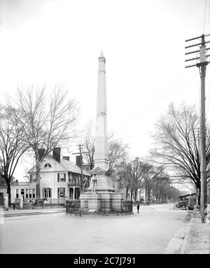 Confederate Monument, Portsmouth, Virginia, USA, Detroit Publishing Company, 1905 Stockfoto