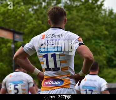 BATH, ENGLAND, VEREINIGTES KÖNIGREICH - 05. Mai 2019: Bath Rugby spielen Wesps, Gallagher Premiership. Erholungsgebiet, Bad. England. Mai 2019. Bath hat das gewonnen Stockfoto