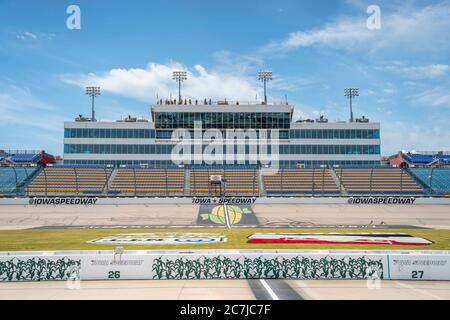 Newton, Iowa, USA. Juli 2020. Iowa Speedway ist Gastgeber der Iowa INDYCAR 250 in Newton, Iowa. Quelle: Walter G Arce SR Grindstone Medi/ASP/ZUMA Wire/Alamy Live News Stockfoto