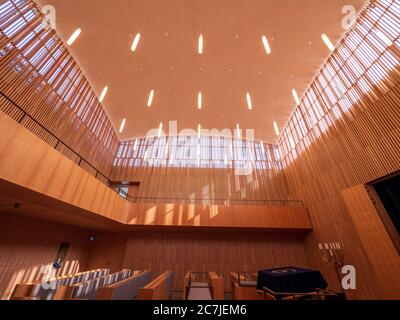 Regensburg, neue Synagoge innen, Bayern, Deutschland Stockfoto