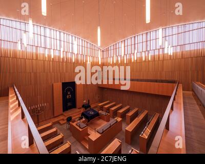 Regensburg, neue Synagoge innen, Bayern, Deutschland Stockfoto