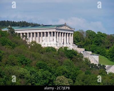 Walhalla an der Donau bei Regensburg, Bayern, Deutschland Stockfoto