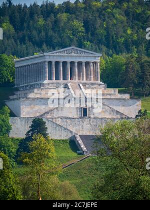 Walhalla an der Donau bei Regensburg, Bayern, Deutschland Stockfoto