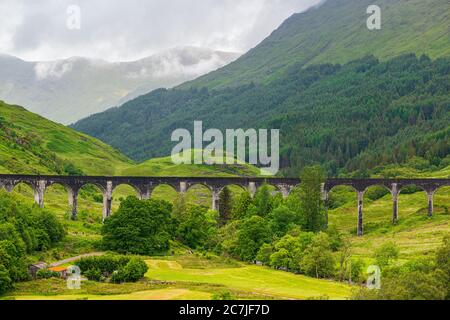 Glenfinnan Viadukt, Schottland Stockfoto