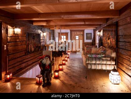 Bayerische Weihnachten, Heimstatt, Heiligabend, Dekoration Stockfoto