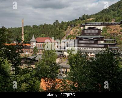 Bergwerk Rammelsberg, Goslar, UNESCO-Weltkulturerbe, Niedersachsen, Deutschland Stockfoto