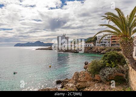 Am Wasser, Cala Ratjada, Mallorca Insel, Stockfoto