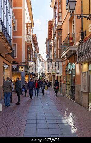 Fußgängerzone, Carrer de Sant Miquel in der Altstadt von Palma de Mallorca, Insel Mallorca, Stockfoto