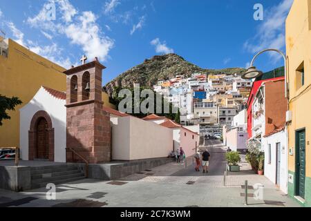 Kirche in San Andres, Teneriffa, Kanarische Inseln, Spanien Stockfoto