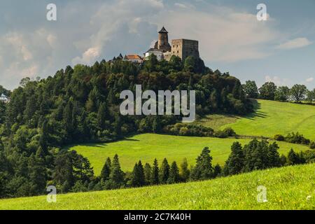 Europa, Slowakei, Stara Lubovna / Altlublau - Schloss Stockfoto