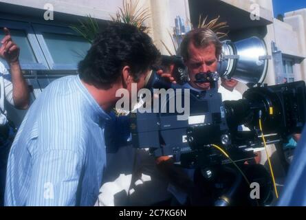 Malibu, California, USA 18. Januar 1996 (Exklusiv) Schauspieler David Hasselhoff posiert am Set von Baywatch am 18. Januar 1996 in Malibu, Kalifornien, USA. Foto von Barry King/Alamy Stockfoto Stockfoto