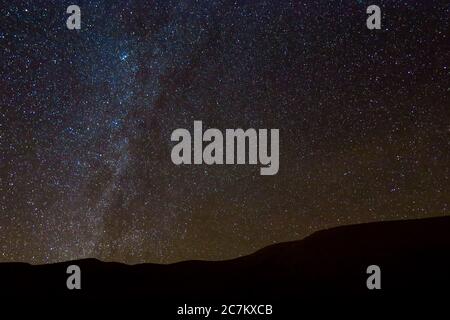 Sternenhimmel mit einer Menge Stars Hintergrund Stockfoto