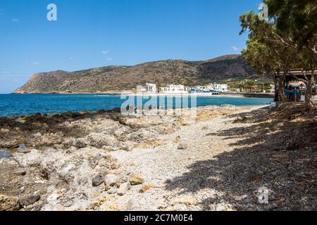 Milatos Bay im Norden Kretas, Griechenland Stockfoto