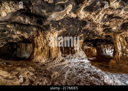 In der Milatos Höhle im Norden Kretas, Griechenland Stockfoto