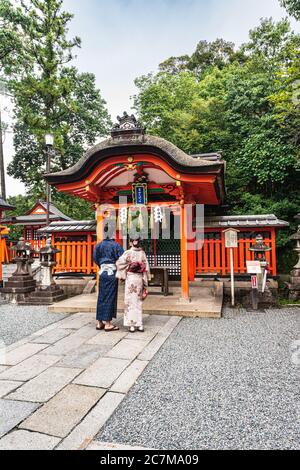 Kyoto, Fushimi ku, Japan, Asien - 5. September 2019 : Blick auf Fushimi Inari taisha Stockfoto