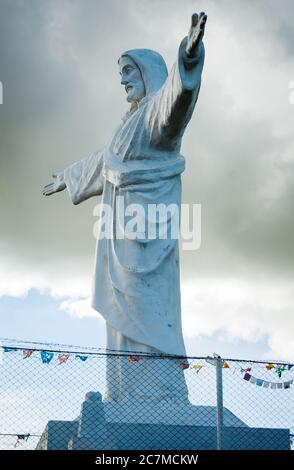 Cristo Blanco Spanisch für weißen Christus, Cusco, Peru, Südamerika Stockfoto