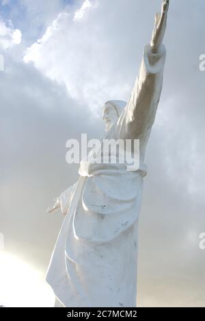 Cristo Blanco Spanisch für weißen Christus, Cusco, Peru, Südamerika Stockfoto