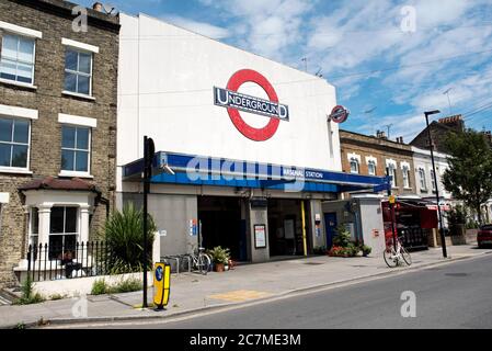 U-Bahn-Station Arsenal, Highbury, London Borough of Islington, N5 Stockfoto