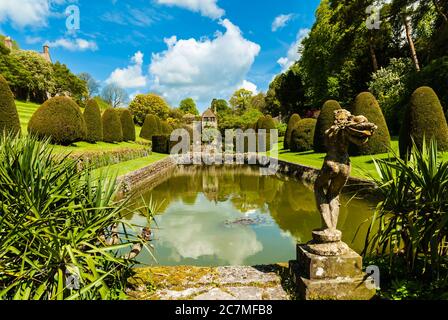 Mapperton Gardens in der Grafschaft Dorset.Dorset Stockfoto