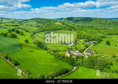 Frühling in Devon bei Tiverton, Devon, England, Vereinigtes Königreich, Europa Stockfoto