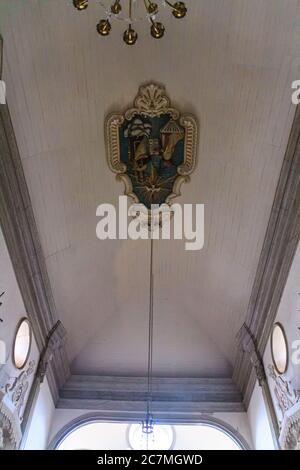 Innenraum der Kirche unserer Lieben Frau vom Berg Karmel in São João del-Rei, Minas Gerais, Brasilien Stockfoto