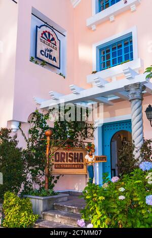 Hotel Vieja Kuba in Quito, Ecuador. Stockfoto