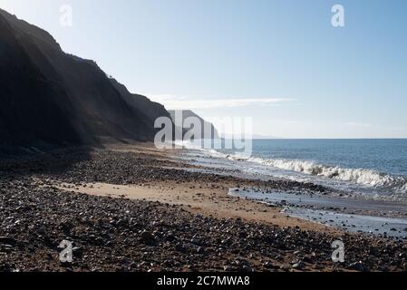 Strand von Charmouth, Dorset Stockfoto