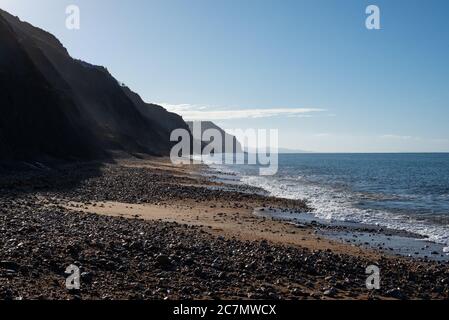 Strand von Charmouth, Dorset Stockfoto