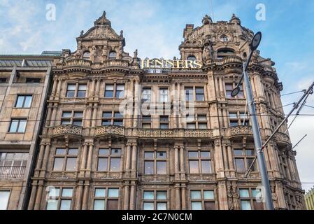 Jenners Kaufhaus in der Princess Street im New Town Viertel von Edinburgh, der Hauptstadt von Schottland, Teil von Großbritannien Stockfoto