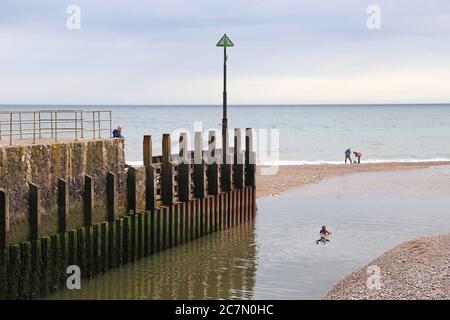 Axmouth Harbour, Devon, England, Großbritannien, Großbritannien, Großbritannien, Großbritannien, Europa Stockfoto