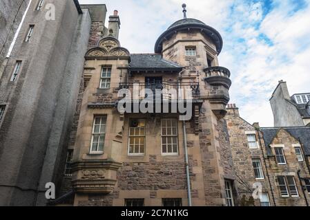 Das Writers Museum in Edinburgh, der Hauptstadt Schottlands, Großbritannien Stockfoto