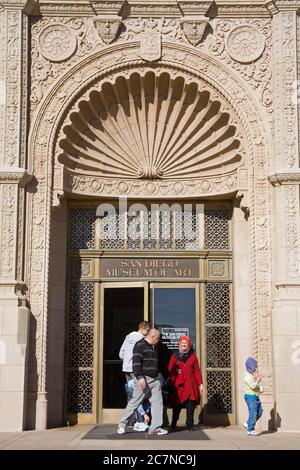 San Diego Museum of Art in Balboa Park, San Diego, Kalifornien, USA Stockfoto