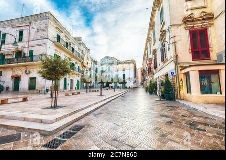 Das historische Zentrum von Gravina in Apulien. Gravina in Apulien antike Stadt, Apulien, Italien. Europa Stockfoto