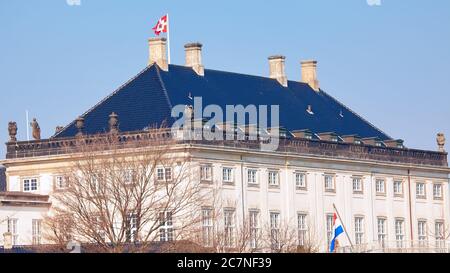 Christian VIII Palast in Kopenhagen . Levetzaus Palast in Dänemark Stockfoto