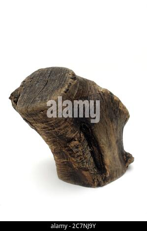 Stamm, Holz, Skulptur, Handwerk, Rohstoff, Naturabfall, abstraktes Objekt, Dekoration, Holzstamm, Stamm, Log, Bole, Frustum Stockfoto