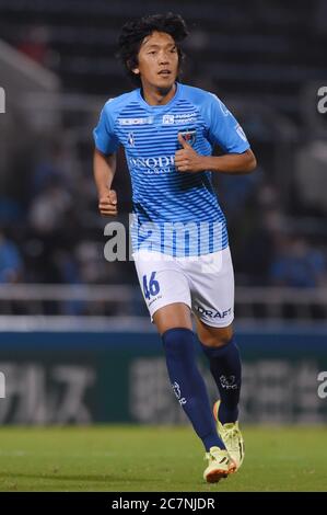 Yokohama, Japan. Juli 2020. Shunsuke Nakamura (Yokohama FC) Fußball: 2020 J1 Liga-Spiel zwischen Yokohama FC 1-5 Kawasaki Frontale im Nippatsu Mitsuzawa Stadium in Yokohama, Japan . Quelle: AFLO/Alamy Live News Stockfoto