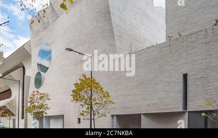 Der Phoenix Central Park, ein Kunst- und Musikraum in Chippendale, Sydney von Durbach Block Jaggers und John Wardle Architects. Stockfoto