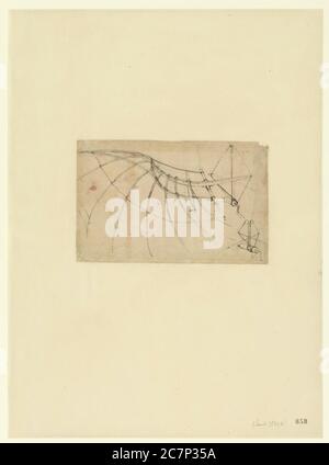 Kunstwerke des berühmten Leonardo da Vinci. Stockfoto