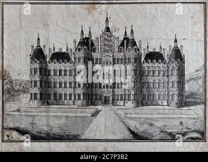 Kunstwerke des berühmten Leonardo da Vinci. Stockfoto