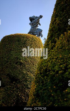 Belgrad / Serbien - 22. Februar 2020: Dankesdenkmal an Frankreich im Kalemegdan Park auf der Belgrader Festung, erbaut 1930, Dankeszeichen für S. Stockfoto