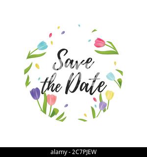 Frühling Blumen Hintergrund Stock Vektor