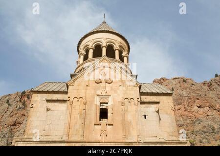 Die Kirche S. Astvatsatsatsin, ein Teil des Klosters Noravank in Westarmenien. Stockfoto