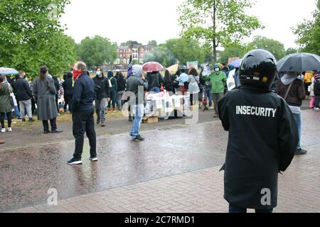Black Lives Matter Protest, Nottingham, Großbritannien. Juni 2020 Stockfoto