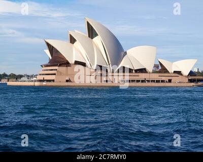 Sydney Opera House Vom Circular Quay Aus Gesehen. Stockfoto