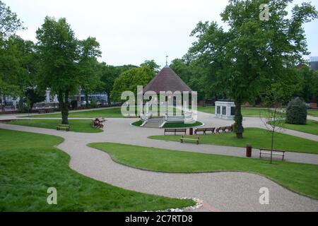 Forbury Gardens, Reading, Großbritannien. Mai 2005 Stockfoto