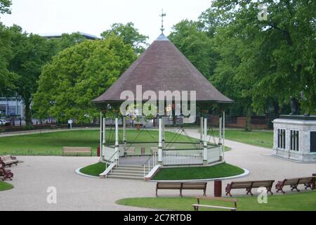 Forbury Gardens, Reading, Großbritannien. Mai 2005 Stockfoto