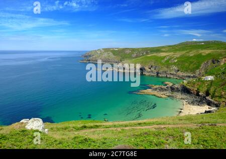 Die Küste bei Gurnards Head, Nr. St. Ives, Cornwall, UK - John Gollop Stockfoto