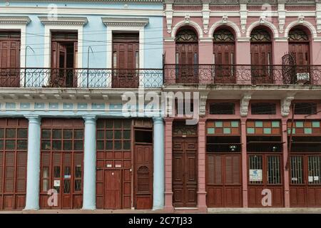 Cienfuegos, Kuba - 1. Februar 2015: Kolonialarchitektur Stockfoto